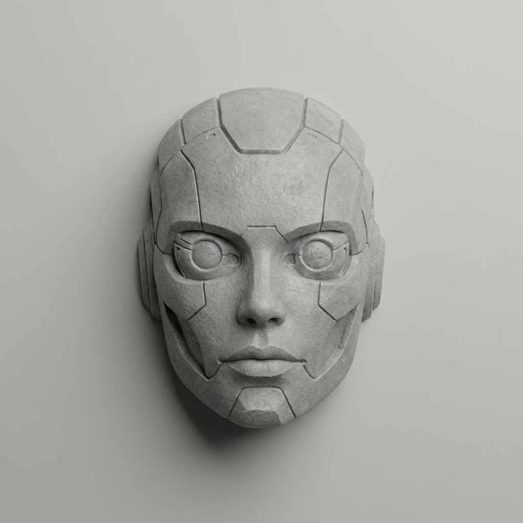 Mask — Sci-Fi Segmented Face