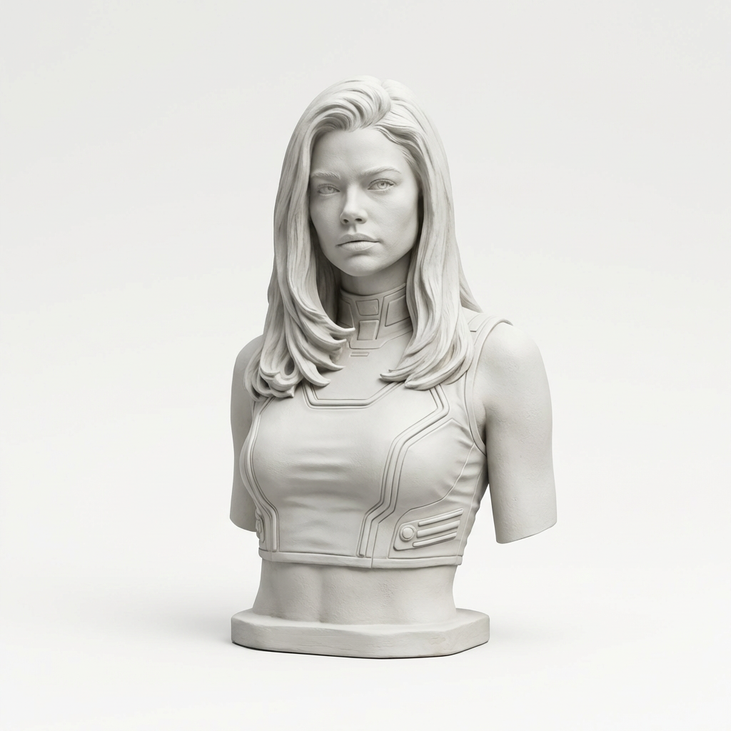 Miniature — Sci-Fi Female Bust