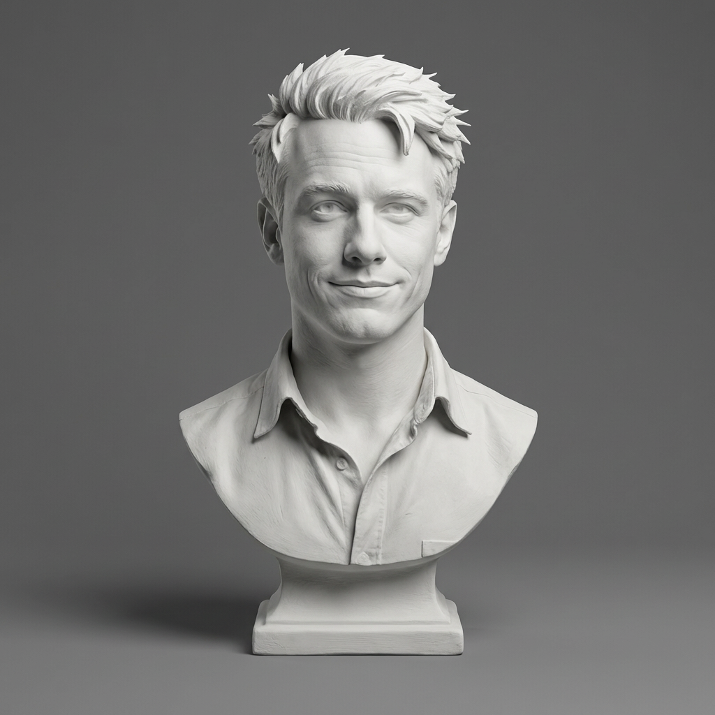 Miniature — Male Portrait Bust